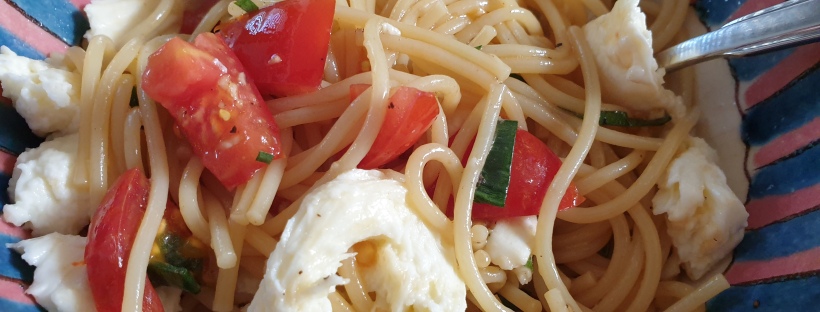 Spaghetti/Pasta mit frischen Tomaten